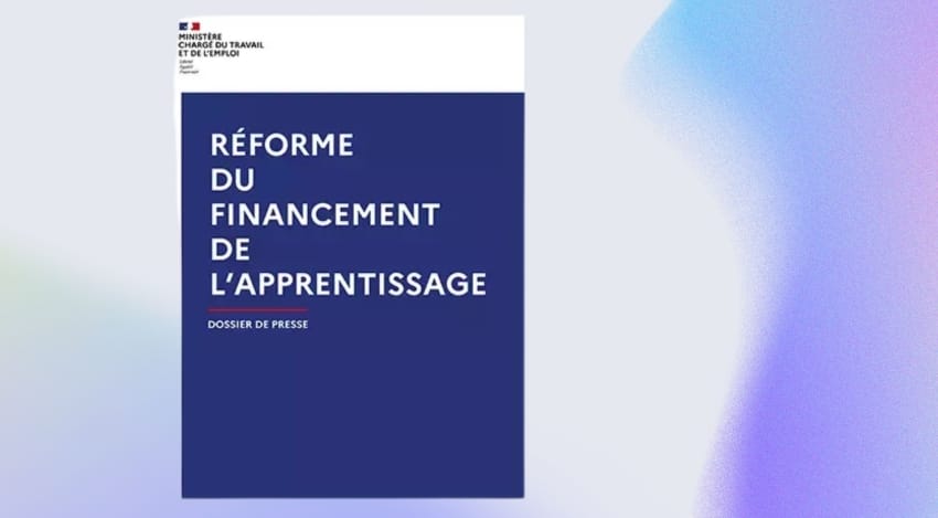 Réforme financement apprentissage