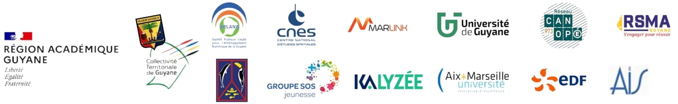 Partenaires du projet Guyane connectée